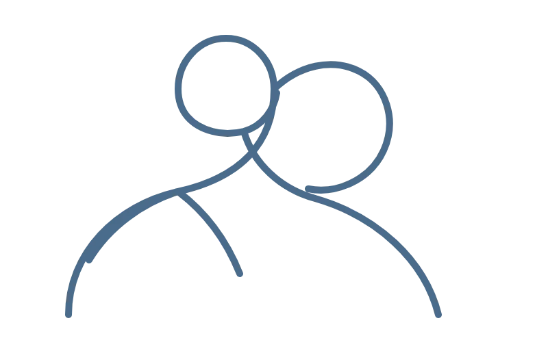 Continuous line drawing of a branching path, symbolizing stated uncertainty.